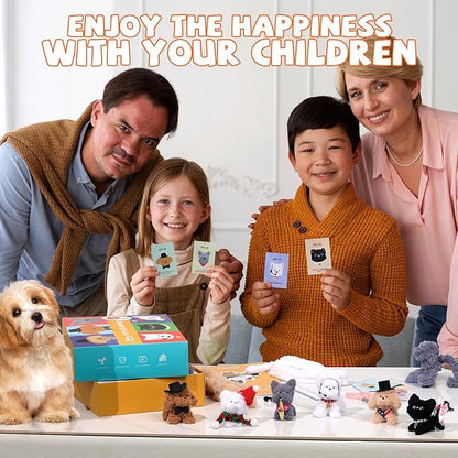 JMMICO 71-Piece Pipe Cleaner Craft Kit for Kids & Adults - DIY Animal Art Supplies with Video Tutorial, Creative Blind Box Anxiety Relief Toys & Classroom Activities, ASTM/CPC Certified (Ages 8+)