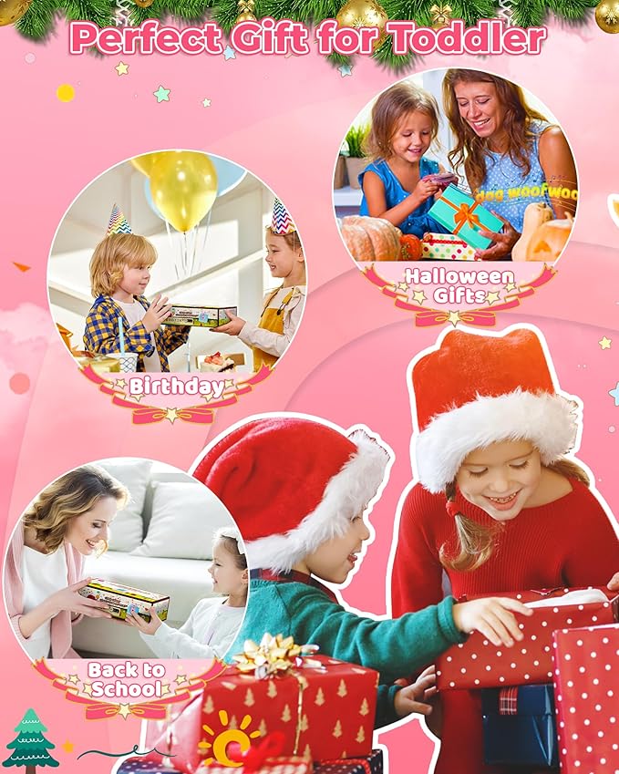 KOKODI Talking Flash Cards for Toddler Girls Toys Age 2-5, Speech Therapy Toys 224 Sight Words Speech Therapy Toys Learning Alphabet Educational Christmas Birthday Gifts for Boys Girls