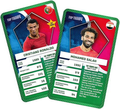 Top Trumps Card Game World Soccer Stars - Family Games for Kids and Adults - Learning Games - Kids Card Games for 2 Players and More - Kid War Games - Card Wars - for 6 Plus Kids
