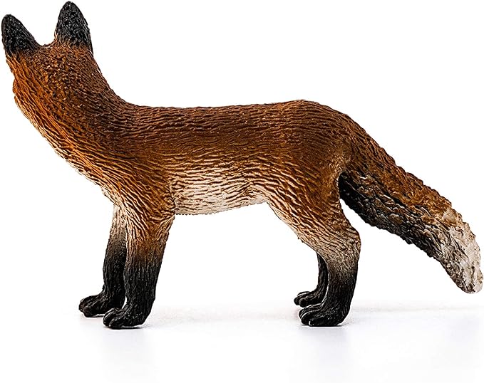 Schleich Wild Life, Animal Figurine, Animal Toys for Boys and Girls 3-8 Years Old, Fox Brown, Ages 3+