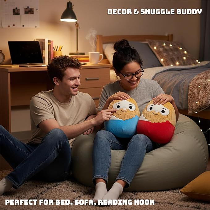 Jesus Plush Toy - Religious Stuffed Doll - Jesus Plush Pillow - Faithful Lovers and Easter Basket Stuffed Gift (Blue)