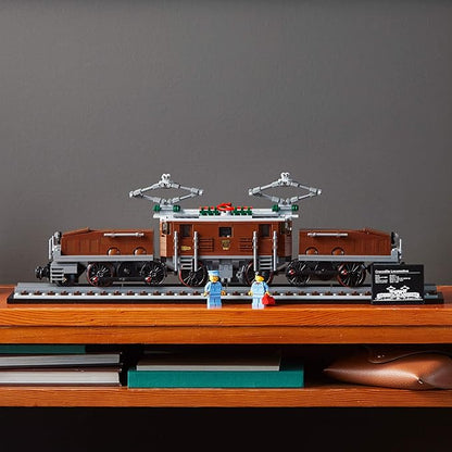 LEGO Crocodile Locomotive 10277 Building Kit; Recreate The Iconic Crocodile Locomotive with This Train Model; Makes a Great Gift Idea for Train Enthusiasts Lovers (1,271 Pieces)