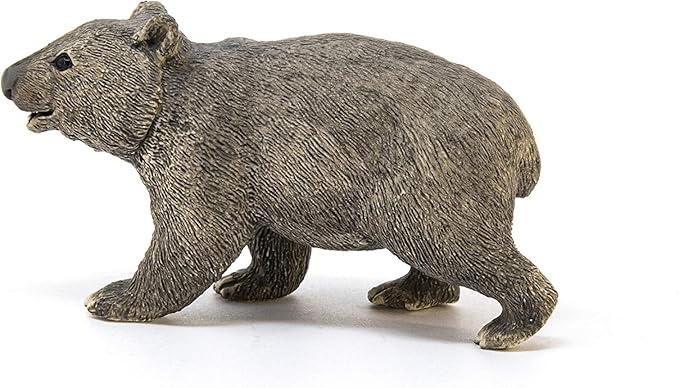 Schleich Wild Life, Realistic Australian Animal Toys for Kids Ages 3 and Above, Wombat Toy Figurine