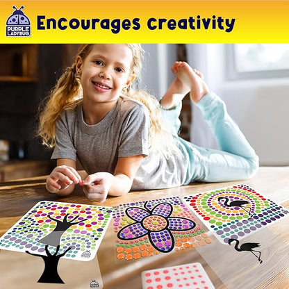 SUNGEMMERS Window Art Kids Crafts - Fun Arts and Crafts for Kids Ages 8-12 & Birthday Gifts for Girls 6 7 8 9 10 Year Old - Crafts for Girls 8-12, Valentines Gifts for Kids 6-8 7-10, Toys for Ages 5-7