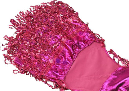 1920's Sequins Flapper Dress Children's Day Gift Party Halloween Costumes for Girls Accessories Set