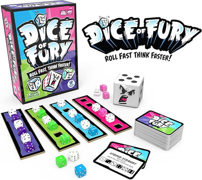 Educational Insights Dice of Fury Fast Paced Family Dice Game, Toy Gift for Boys & Girls, Teens & Adults, Ages 7-99