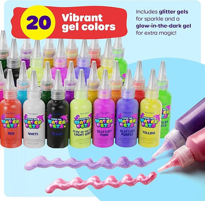 Dan&Darci Jumbo Aqua Fairy Water Gel Kit for Kids - Craft for Kids - Magic Elf Toy Kits - Water Pets - DIY Squishy Maker - Make Your Own Squishies Crafts - Gifts for Boys & Girls Ages 6-12