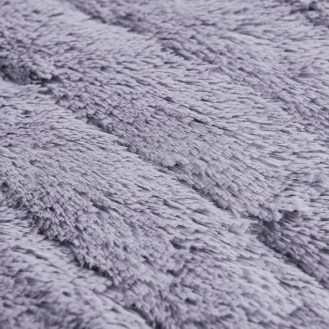 RBSC Home Plush Recliner Slipcover 23 Inches Chair Covers Artificial Wool Lazy Boy Cover Quilted Cover for Recliner Chairs and Furniture Soft Warm