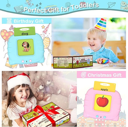 Toddler Talking Flash Cards with 510 Sight Words,ABC-123 Learning Toys for Ages 2-4,Autism Sensory Toys for Kids,Speech Therapy,Montessori Educational Toys Gifts for Age 1 2 3 4 5 Years Old Boys Girls