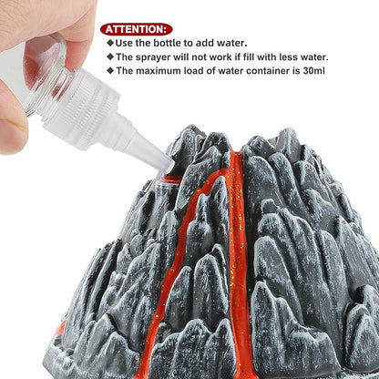 DINOBROS Volcano Toy for Kids 3-5, Mist-spouting Volcano Model with Dinosaur Sounds, Simulated Volcano Gifts for Boys and Girls