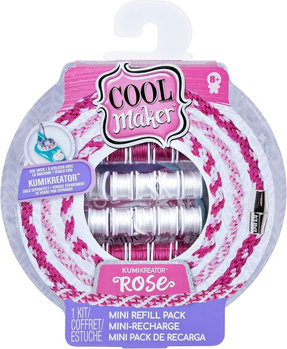 Cool Maker, KumiKreator Rose Mini Fashion Pack Refill, Friendship Bracelet Activity Kit