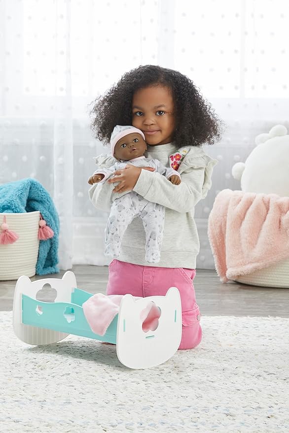 Madame Alexander 14" Adoption Day Baby Girl Doll, Dark Skin Tone, Brown Eyes (20454)