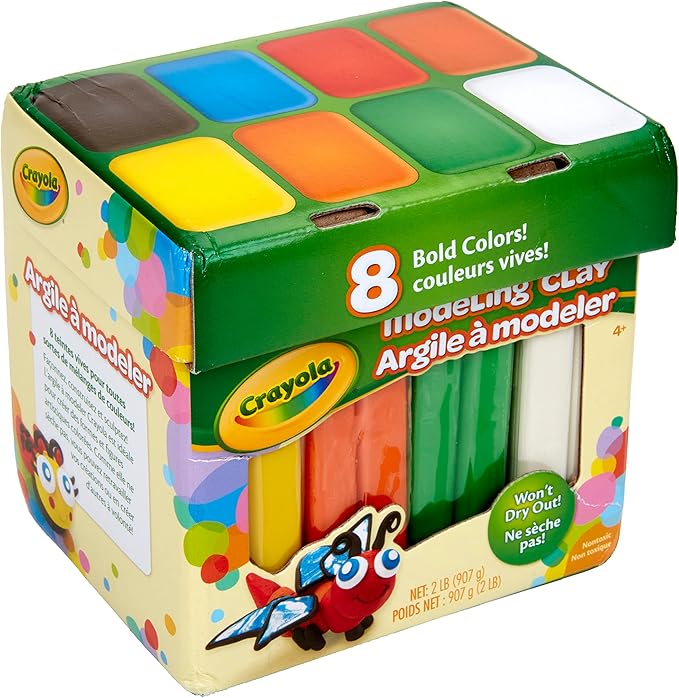 Crayola Modeling Clay in Bold Colors, 2lbs, Gift for Kids, Ages 4 & Up