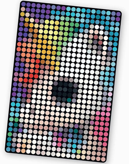 Make It Real: Stamp to Reveal Single - Unicorn - 605pcs - DIY Dot Poster Character, 11 x 16.5, Craft Kit, Artwork Activity, Girls & Kids Ages 6+