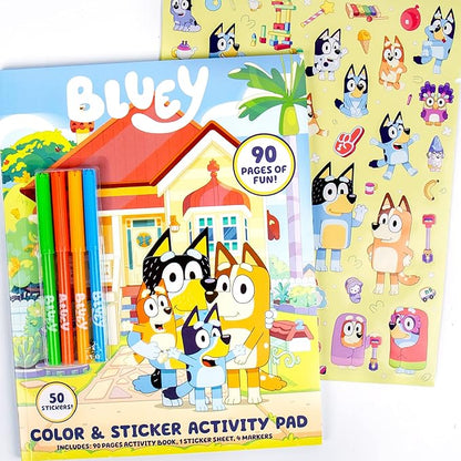 Bluey Coloring & Activity Book Coloring Book Activity for Kids Ages 3 & Up – Includes Stickers for Kids