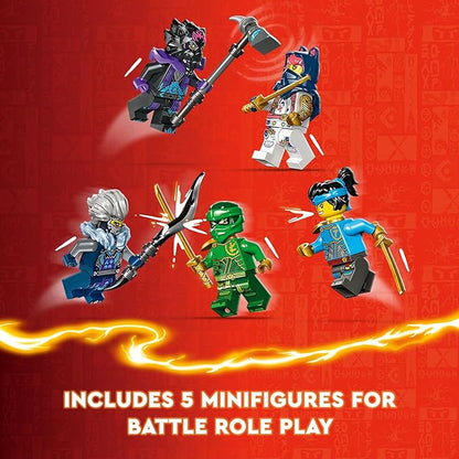 LEGO NINJAGO Egalt The Master Dragon Action Figure, Hero Toy Battle Set with 5 Ninja Minifigures for Group or Independent Play, Dragon Toy Gift Idea for Boys and Girls Ages 8 and Up, 71809