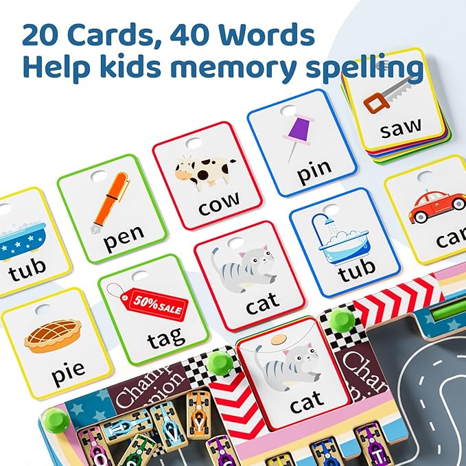 Magnetic Maze Montessori Toys – Toddler Toys & Kids Games Designed for Preschool Learning Activities, Enhancing Fine Motor Skills & Cognitive Growth, 34567 Year Old Girl Birthday Gift and Boys Car
