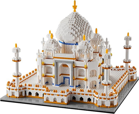 Micro Mini Blocks Architecture Taj Mahal Building Set Landmarks Collection Model Kits Idea Toys Presents for Adults and Kids Age of 14+ 3950 Pieces