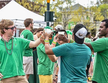 Moon Boat 74PCS St. Patrick's Day Shamrock Rubber Wristbands Bracelets - Party Favors Supplies Gifts Decorations, 6 Styles