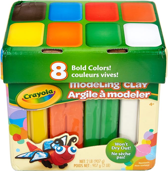 Crayola Modeling Clay in Bold Colors, 2lbs, Gift for Kids, Ages 4 & Up