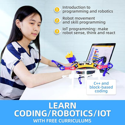 Robot Dog Bittle X (Pre-Assembled) | Robotics Kit | Coding Smart Robot Kit, Voice Control Smart IoT Robot | Programmable Quadruped Robot, Open Source Legged Robot, STEM & Robotics Education