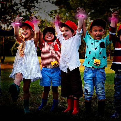 8pcs LED Light Up Bracelets Glow Flashing Wristbands Glow in The Dark Party Supplies for Wedding, Raves, Concert, Camping,Sporting Events, Party