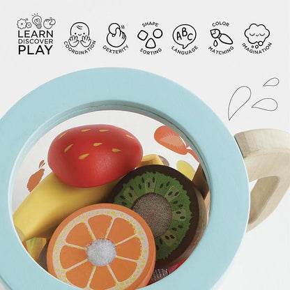 Blender & Wooden Fruit Set Premium Wooden Toys for Kids Ages 3 Years & Up - Le Toy Van