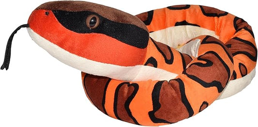 Wild Republic Eastern Cottonmouth, Snake Plush, Stuffed Animal, Plush Toy, Kids Gifts, 54 inches