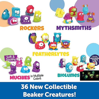 Learning Resources Beaker Creatures Series 3 - 6-Pack of Pods, Ages 5+ Science Exploration Toys, STEM Toys for Kids, Homeschool Must Haves, Science for Kids