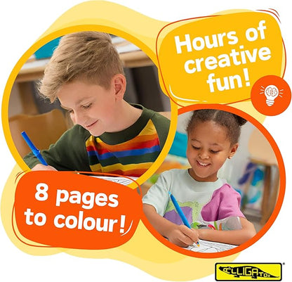 Alligator - Paddington Colouring Set, Colouring Books for Children, Colouring Pencils, Resusable Stickers, Paddington Bear Gifts, Paddington Book, Colouring Books, Kids Colouring Books