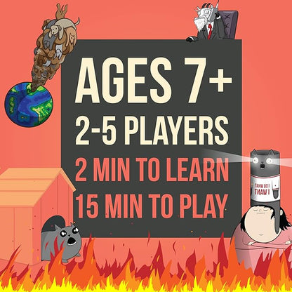 Barking Kittens Expansion Set - A Russian Roulette Card Game for Adults, Teens & Kids, Easy Family-Friendly Party Games - 20 Card Add-on