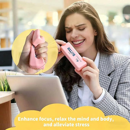2026 Upgraded Slow Rebound Butter Squeeze Stress Balls, Soft Butter Stick Squishies Toy, Slow Rising Sensory Fidget Toy for Stress Relief & Calming（Pink）