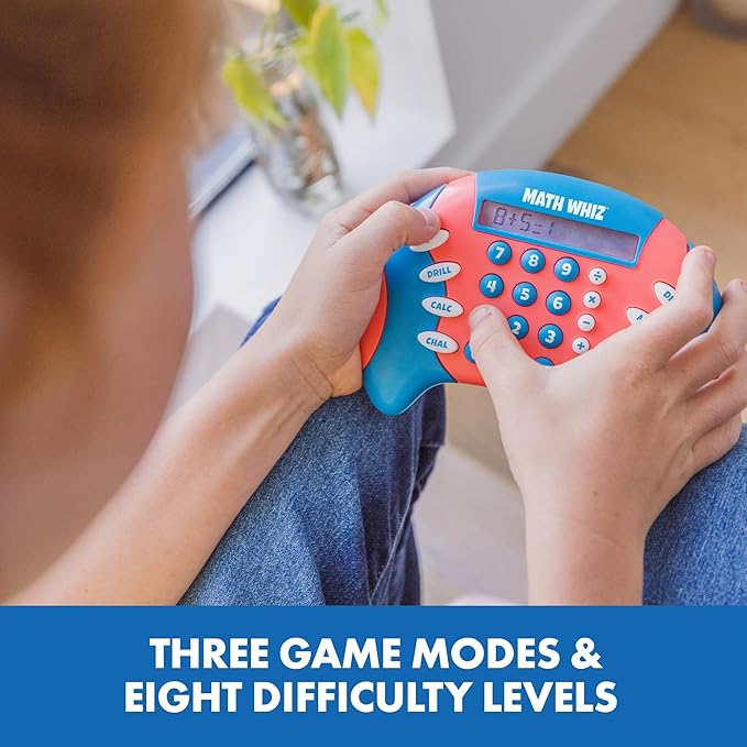 Educational Insights Math Whiz Electronic Handheld Math Game For Kids, Ages 6+
