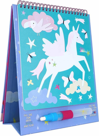 Floss & Rock Fantasy Easel Watercard and Pen Kit, 10.23-inch Length, Learning Materials, Drawing and Painting