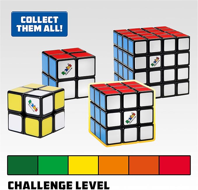 Rubik’s Cube, Original 3x3 Puzzle Brain Teaser Fidget Toy with Removable Interchangeable Mod Stickers to Customize, for Adults & Kids Ages 8 and up