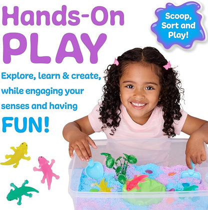 Creativity for Kids Sensory Bin: Axolotl | Hands-On Play with Wiggly Foam, Axolotl Figures & Tools | Encourages Fine Motor Skills, Creativity & Calm Play (Ages 3+)