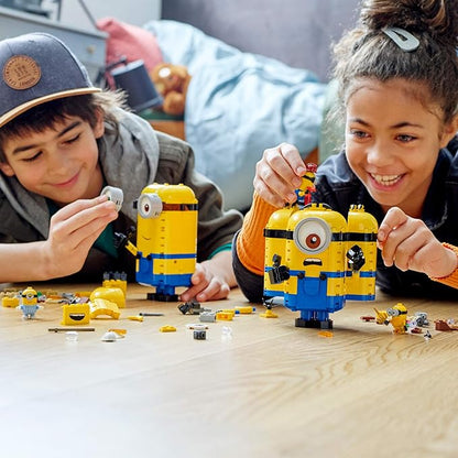Lego Minions: The Rise of Gru: Brick-Built Minions and Their Lair (75551) Building Set for Kids, Great Birthday Present for Kids Who Love Minions, Kevin, Bob and Stuart (876 Pieces)