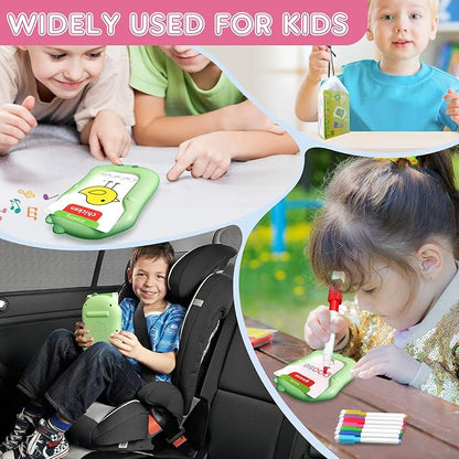Talking Flash Cards, Reusable Writing Drawing Montessori Toys, Learning Toys for Ages 3-8 Years, 336 Words (Green, Pocket-Size)