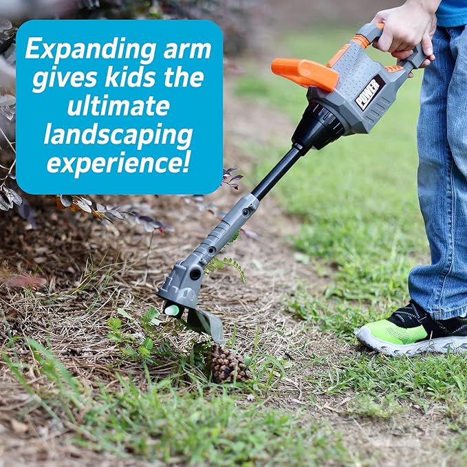 Sunny Days Entertainment Maxx Action Power Tools Weed Trimmer, Construction Toy Tool with Lights and Sounds, Pretend Play Toy for Kids, Educational Gift Toddler Tool and Gardening Set