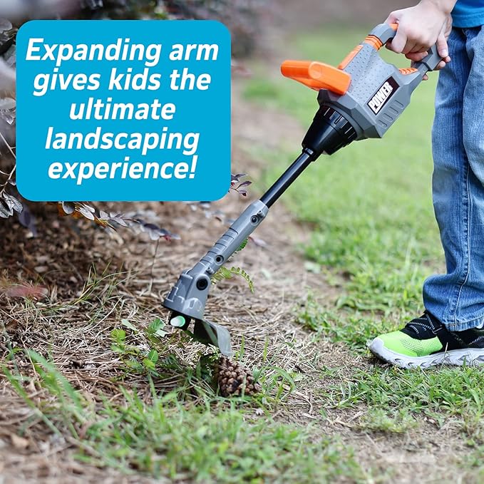 Sunny Days Entertainment Maxx Action Power Tools Weed Trimmer, Construction Toy Tool with Lights and Sounds, Pretend Play Toy for Kids, Educational Gift Toddler Tool and Gardening Set