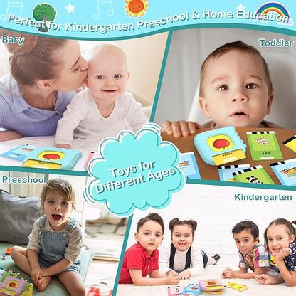 Toddler Toys Age 2 3 4 5 for Boys, 510 Sight Words Talking Flash Cards, Montessori Sensory Toys Educational Learning Toys, Speech Therapy Toys, Autism Toys, Gifts for Kids