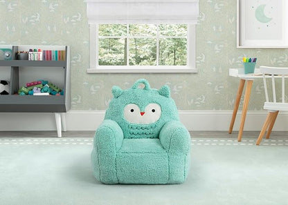 Delta Children Owl Cozee Buddy Chair, Teal
