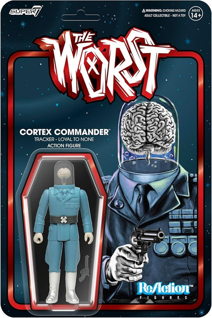 Super7 The Worst Cortex Commander (Scum Squad) - 3.75" The Worst Action Figure with Accessory Collectibles and Retro Toys
