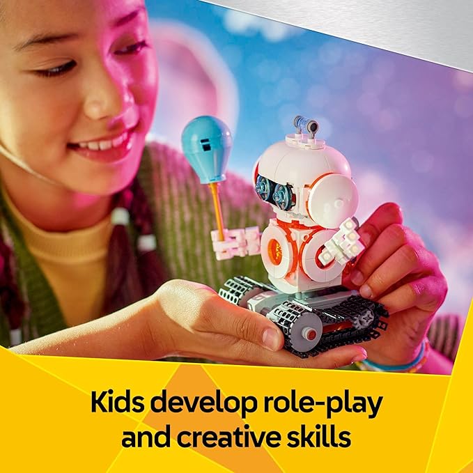 LEGO Creator 3 in 1 Space Robot Toy - Building Toy with 3 Options, Robot, Spaceship, or Robot Dog - Building Kit for Kids, Boys and Girls, Ages 8+ - Gift Idea for Birthdays - 31164