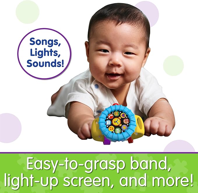 The Learning Journey: Early Learning - On The Go Telly Smartwatch – Baby and Toddler Pretend Play Kids Watches - Toys & Gifts for Boys & Girls Ages 3 Months and Up – Award Winning Toy