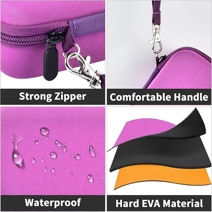 Case Compatible with 3Doodler Start+ Essentials for 3D Pen Set for Kids, Storage Organizer Carrying Holder Fit for Printing Pens, Plastic Refill Blister, Micro-USB Charger (Box Only)-Orange inner