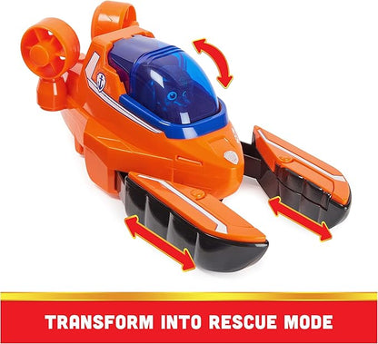 Paw Patrol Aqua Pups Zuma Transforming Lobster Vehicle with Collectible Action Figure, Kids Toys for Ages 3 and up