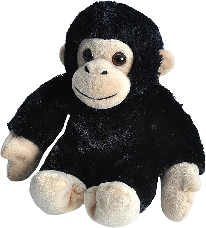 Wild Republic Chimp Plush, Stuffed Animal, Plush Toy, Gifts for Kids, Hug’EMS 7 Inches
