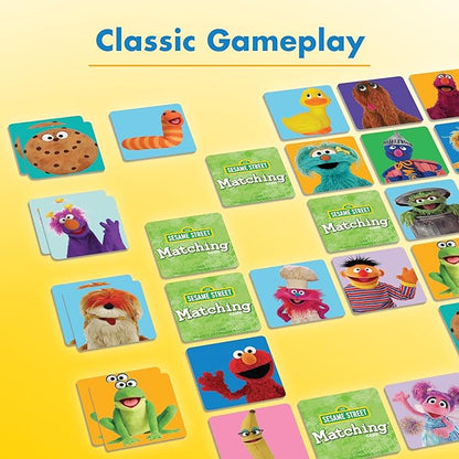 Wonder Forge Sesame Street Matching Game Fun & Fast Memory Game for Kids Ages 3-5 | Features Beloved Characters | Ideal for Solo or Family Play