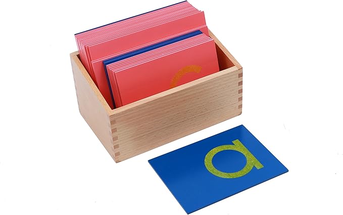 Montessori Materials Lower Case Sandpaper Letters - Print